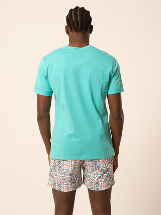 LORD PARTENOPEI T-SHIRT WITH MAIOLICA PRINT TM24-MINORI TUR