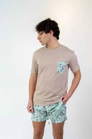 LORD PARTENOPEI T-SHIRT CON TASCHINO FLORET TM26-FLORET FAN