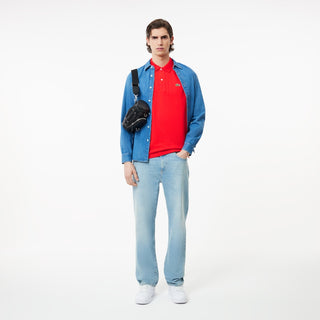 LACOSTE MEN'S SLIM FIT PETIT PIQUÉ POLO PH4012 F8M