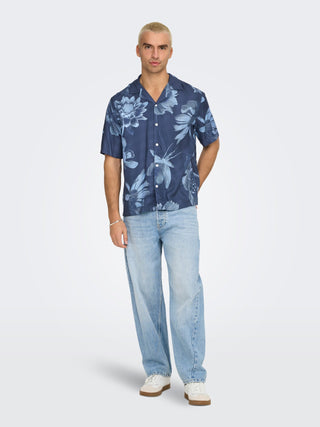 ONLY&SONS ROCKET CAMICIA CON FANTASIA FLOREALE UOMO 22032640 PWB