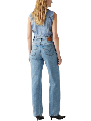 LEVI'S JEANS RIBCAGE A GAMBA LARGA DONNA A6081 0002