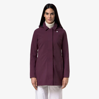 K-WAY MATHY BONDED GIUBBINO LUNGO DONNA K2148BW D0R