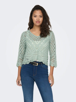 JACQUELINE DE YONG NEW SUN PULLOVER 3/4 15212788 JDE