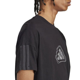 ADIDAS T-SHIRT WITH ADIDAS LOGO MEN IX1255