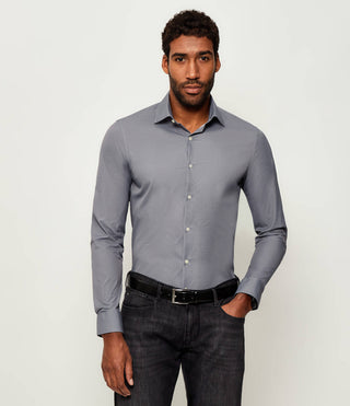 CALVIN KLEIN CAMICIA SLIM IN WOVEN LV019EU074 09U