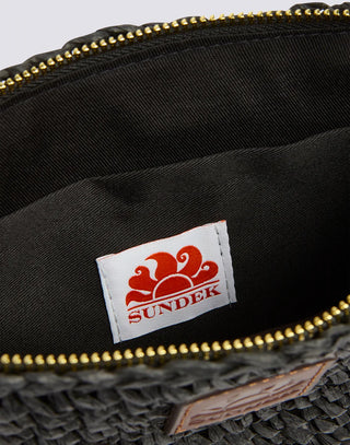 SUNDEK BORSA A MANO CON MANICO LATERALE E TOPPA IN RILIEVO AW740ABPA100 00401