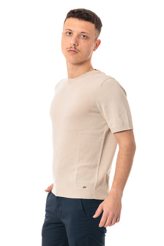 MARKUP T-SHIRT GIROCOLLO MEZZA MANICA 100% COTONE MK10004 BEI