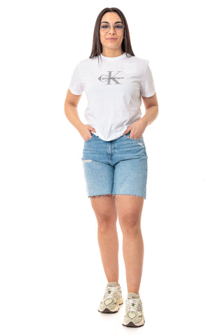 CALVIN KLEIN JEANS T-SHIRT HERO CLASSIC MONO DONNA LV047B864G YAA
