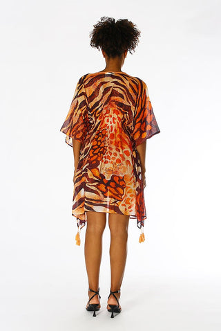 POSITANO BY JEAN PAUL PONCHO COTONE MEZZA MANICA FANTASIA 51884 01