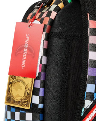 SPRAYGROUND CALM CHECK COLORS DLXSV BACKPACK B4824 COVI SRL 
