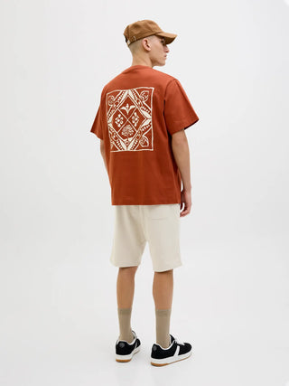 JACK&JONES GORDON BRADLEY BERMUDA IN FELPA UOMO (COL: MOONBEAM) 12249285 MNB