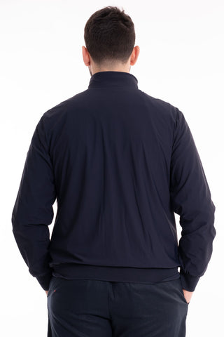 MARKUP BOMBER JACKET WITH ZIP SOFTSHELL STRETCH MK694031 BLUE