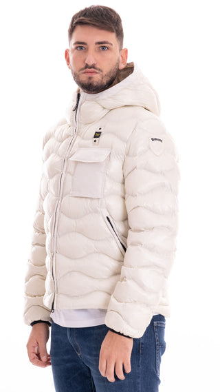 BLAUER PIUMINO BRYANT CON CAPPUCCIO UOMO BLUC02056 005958 129EI