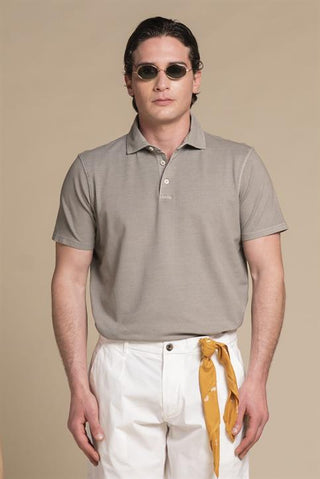 IMPURE PETER POLO IN PIQUET ELASTICIZZATO CON COLLETTO FRANCESE UOMO PETER PIQC43