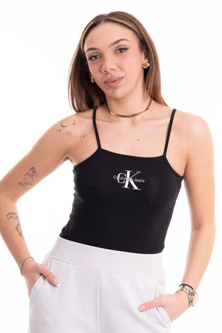 CALVIN KLEIN JEANS BODY MONOLOGO SRAPPY DONNA J223421 BEH
