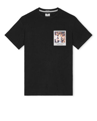 WEEKEND OFFENDER T-SHIRT LET'S DANCE CON STAMPA MARADONA PT3A21 LETS DANCE BLK