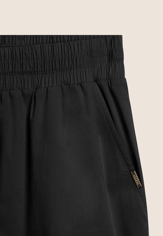 FREDDY PANTALONI CROPPED IN POPELIN ELASTICIZZATO S26WSLP15 N