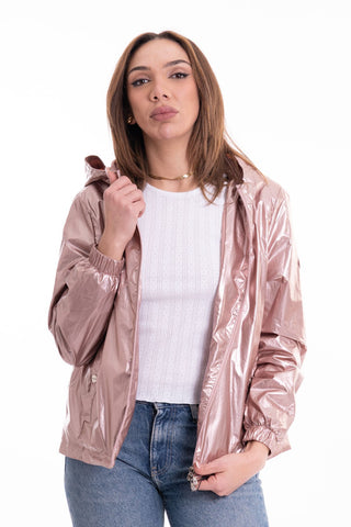 MARKUP SHORT JACKET IN COATED FABRIC MW664013 ROS