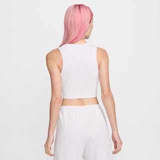 NIKE TOP A COSTINE CROP CON LOGO DONNA FB8279 051