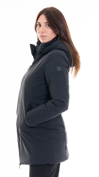 SAVE THE DUCK RACHEL COAT WITH HOOD WOMEN D40060W MATT19 10000