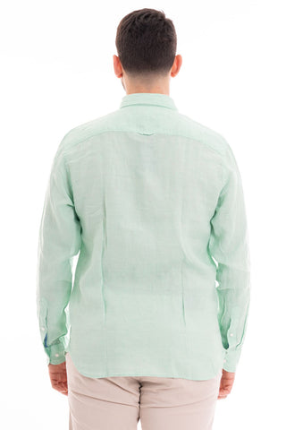 TOMMY HILFIGER M CAMICIA PIGMENT DYED SOLID REGULAR FIT MW34602 LXZ