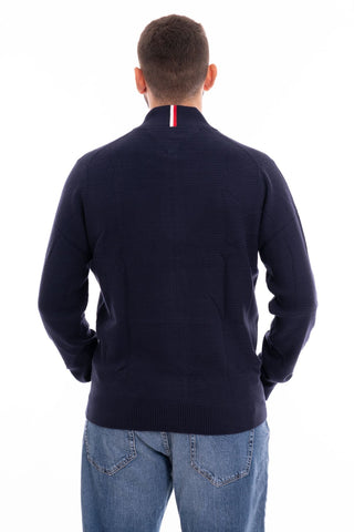 TOMMY HILFIGER M INTERLACED BASEBALL ZIP THROUGH MW31585 COVI SRL 
