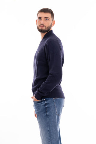 TOMMY HILFIGER M INTERLACED BASEBALL ZIP THROUGH MW31585 COVI SRL 