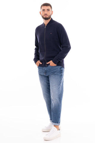 TOMMY HILFIGER M INTERLACED BASEBALL ZIP THROUGH MW31585 COVI SRL 