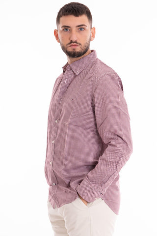 TOMMY HILFIGER M NAT SOFT FLEX GINGHAM RF SHIRT MW32837 COVI SRL 