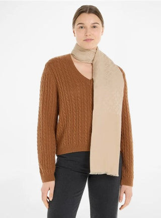 TOMMY HILFIGER MONOGRAM MICROMODAL SCARF AW15622 COVI SRL 