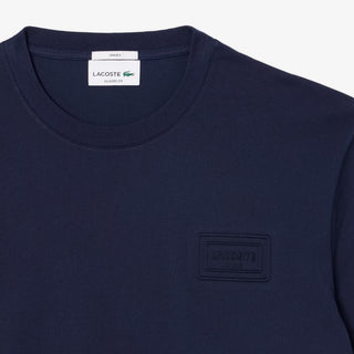 LACOSTE T-SHIRT IN JERSEY CON MARCHIO GOFFRATO UOMO TH0753 166