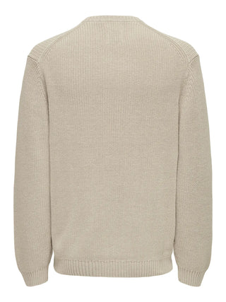 ONLY&SONS ROSU MAGLIONE EFFETTO LAVATO 22031545 SVL