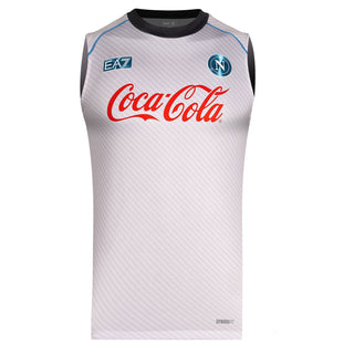 EA7 NAPOLI T-SHIRT SMANICATO TRAINING STAFF NAPOLI COCA COLA N26T14 GRI