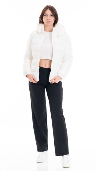 MARKUP SHORT DOWN JACKET WITH REMOVABLE HOOD WOMEN MW764017 LTE