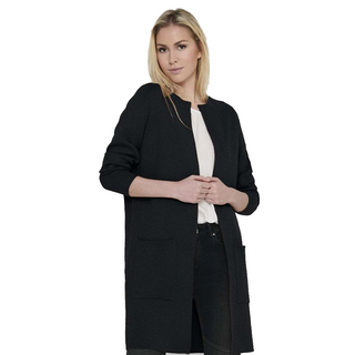 ONLY CARDIGAN RIVER LUNGO DONNA 15219690 BLK