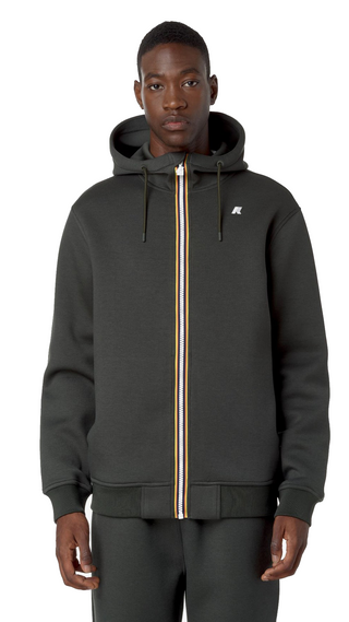 K-WAY FELPA RAINER SPACER CON CAPPUCCIO UOMO K2141DW WMR