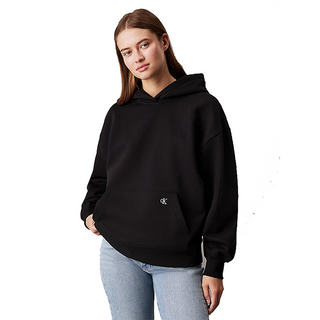 CALVIN KLEIN JEANS OVERSIZED HOODIE WITH CK LOGO WOMEN J224911 BEH