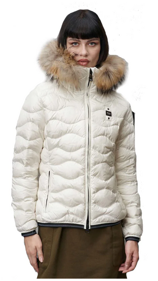 BLAUER PIUMINO ALDIE CON PELLICCIA DONNA BLDC03048 006047 100BI