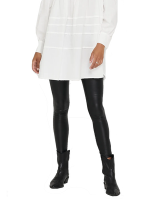 JACQUELINE DE YONG STINE LEATHER LEGGINGS WOMEN 15216595 BLK