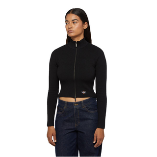 DICKIES EAST HELENA WOMEN'S ZIP-UP SWEATER DK0A864OBLK1