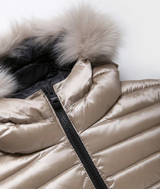 REFRIGIWEAR MEAD FUR JACKET WITH FUR HOOD WOMEN W97618 RA0035 A00160