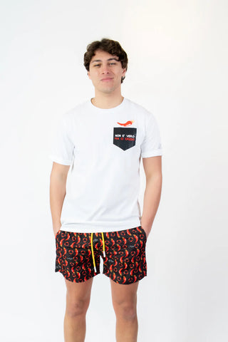 LORD PARTENOPEI T-SHIRT CON CORNO TM26-CORNO BIA