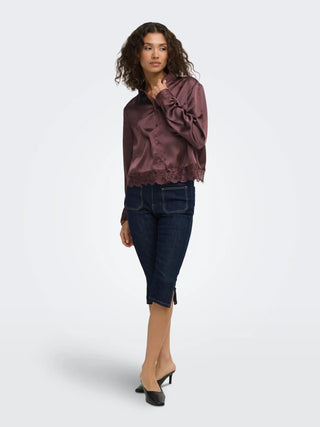 ONLY CAMICIA INDONA IN RASO E PIZZO 15380413 CLT