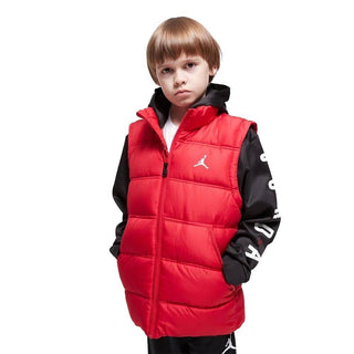 NIKE JORDAN PIUMINO IMBOTTITO MANICHE E CAPPUCCIO FELPATO JR 95D191 H24