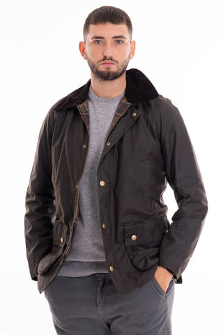 BARBOUR M ASHRY WAX JACKET COTTON OUT MWX0339 OL71