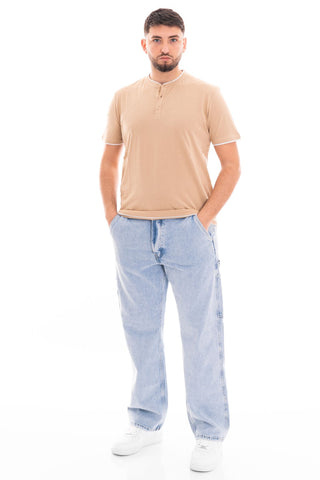 MARKUP T-SHIRT SERAFINOMEZZA JERSEY SLEEVES WITH CONTRASTS MK691019 CRD