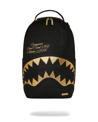 SPRAYGROUND ZAINO SHARK CENTRAL GOLD B7166