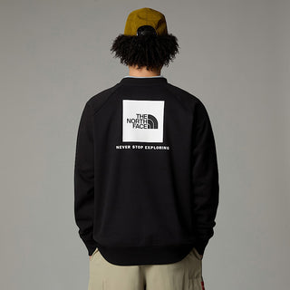 THE NORTH FACE FELPA GIROCOLLO RAGLAN CON STAMPA UOMO NF0A89FAJK3