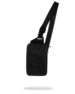 SPRAYGROUND RAISED CHECK HARD BORSA A TRACOLLA B9557