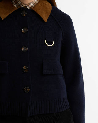 BARBOUR ALVERSTONE CARDIGAN IN MAGLIA DONNA LKN1794 NY73